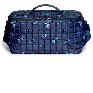 NWOT: LUG MUNCHIE CONVERTIBLE LUNCH BAG-BUTTERFLY GREY